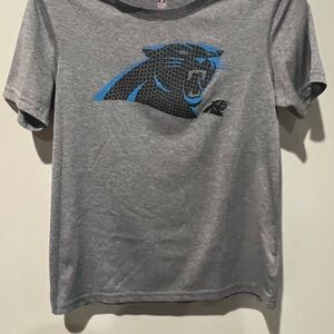 NFL Gray Carolina Panthers T-Shirt with Logo